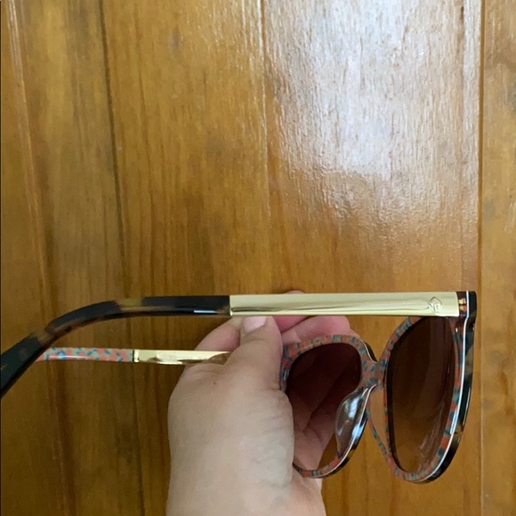 Kate Spade ♠️ leopard Sunglass - Picture 3 of 4